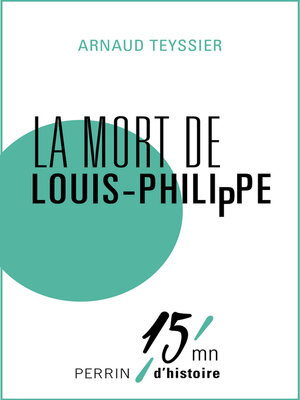 cover image of La mort de Louis-Philippe